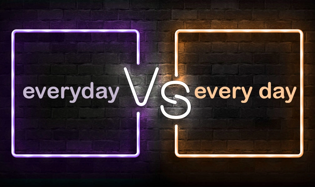 تفاوت everyday و every day