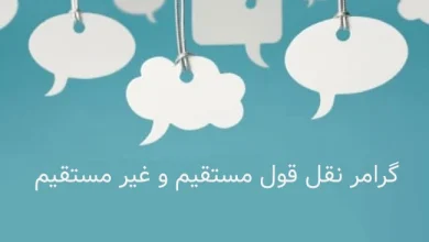 گرامر نقل قول مستقیم و غیر مستقیم