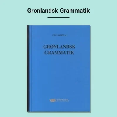 کتاب Gronlandsk Grammatik