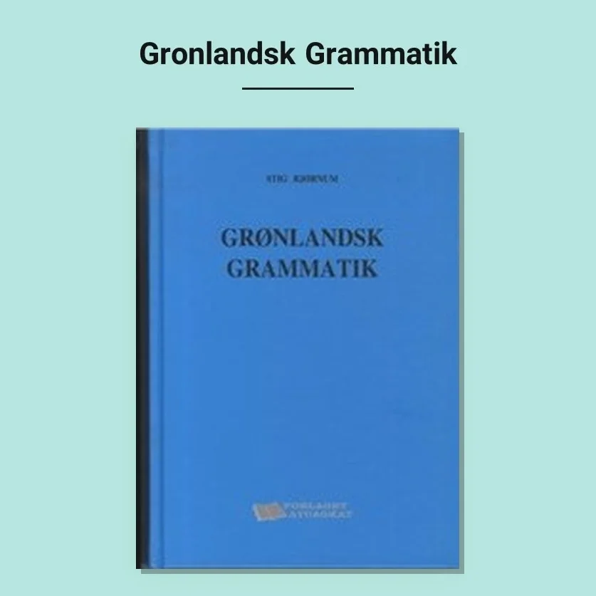 کتاب Gronlandsk Grammatik