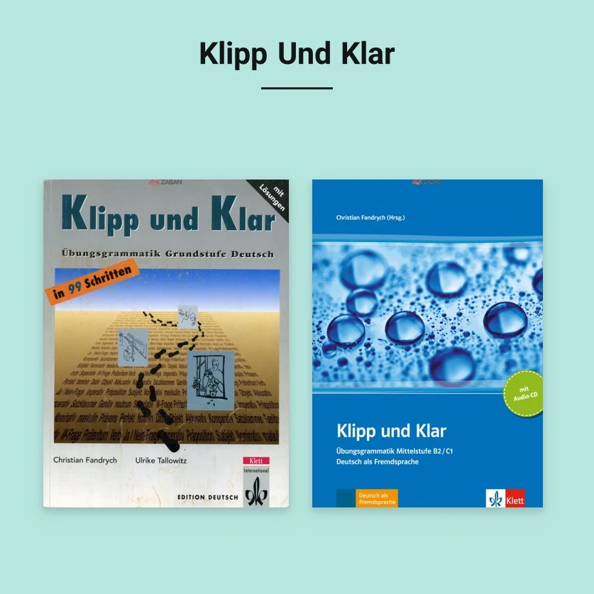 کتاب های Klipp Und Klar