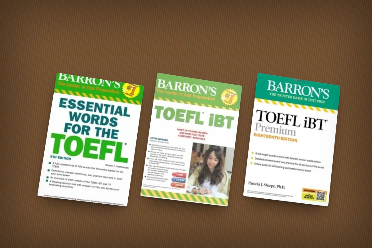 کتاب های Barron's TOEFL