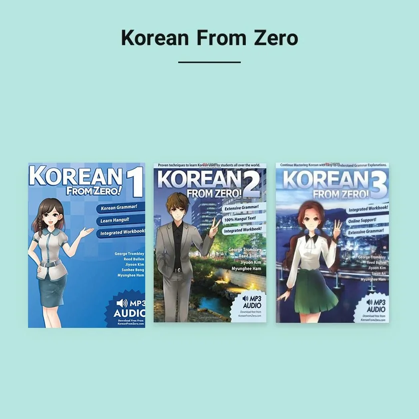 کتاب های Korean From Zero