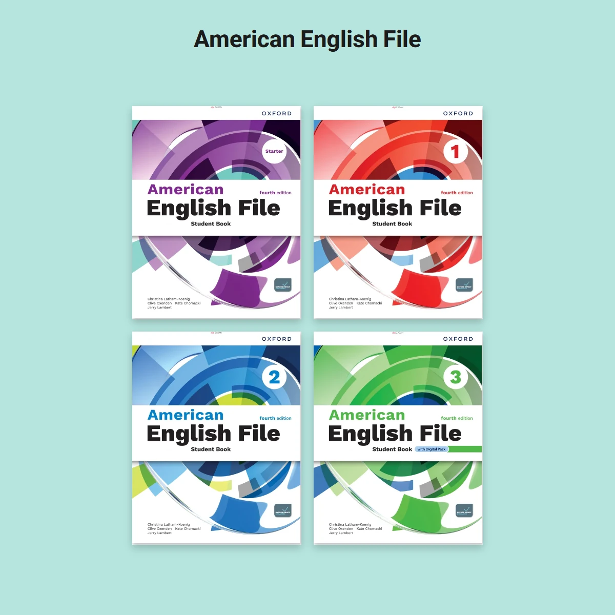 کتاب های American English File ویرایش چهارم؛ Starter، 1، 2 و 3